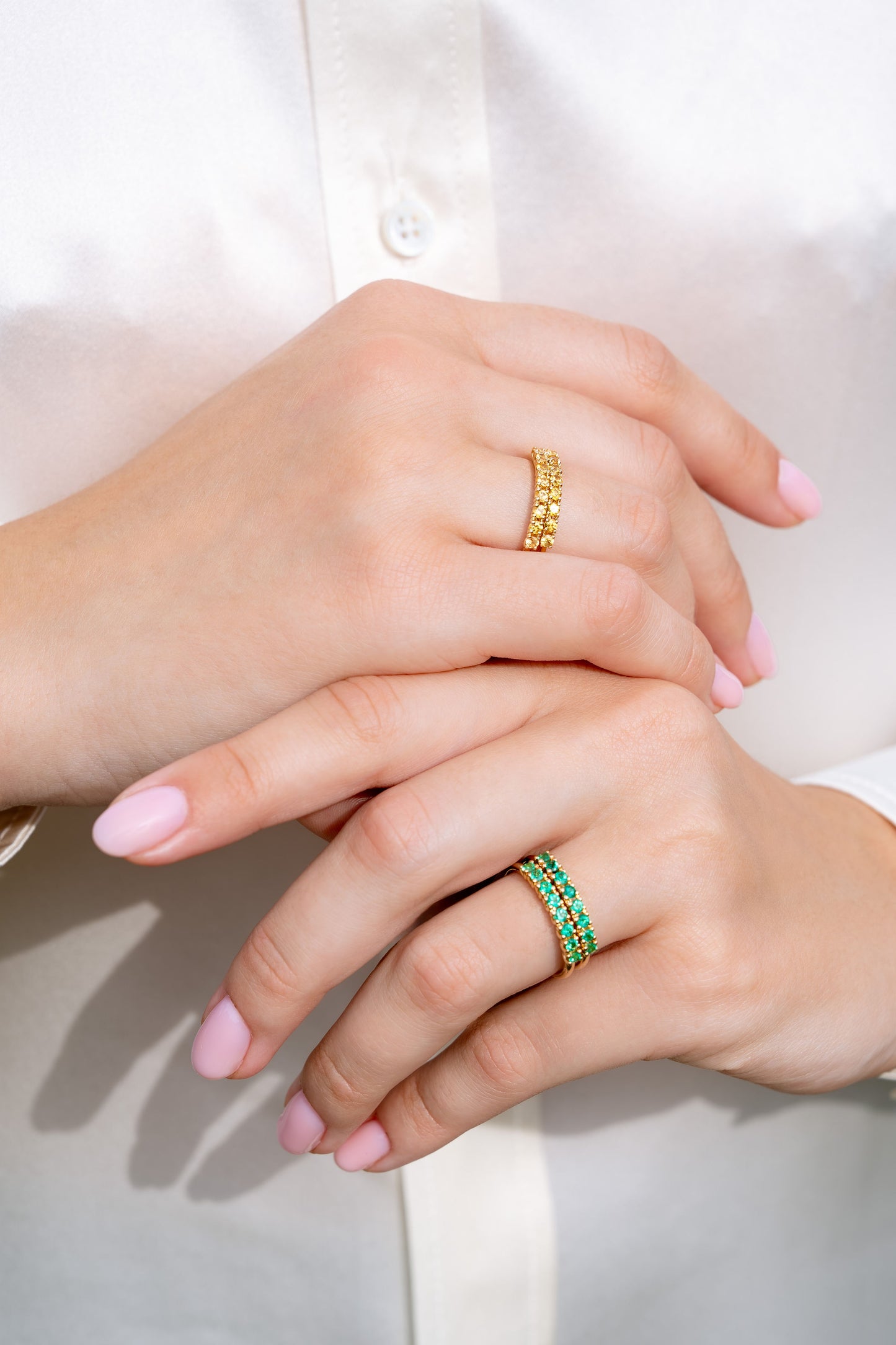 Deimantų juostelės žiedas